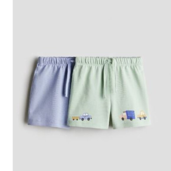 (4/$20) H&M - 2-pack Cotton Shorts (NWT) - Picture 1 of 6